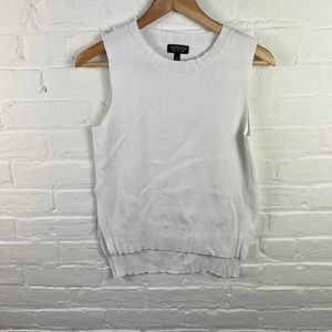 Topshop White Tank Top